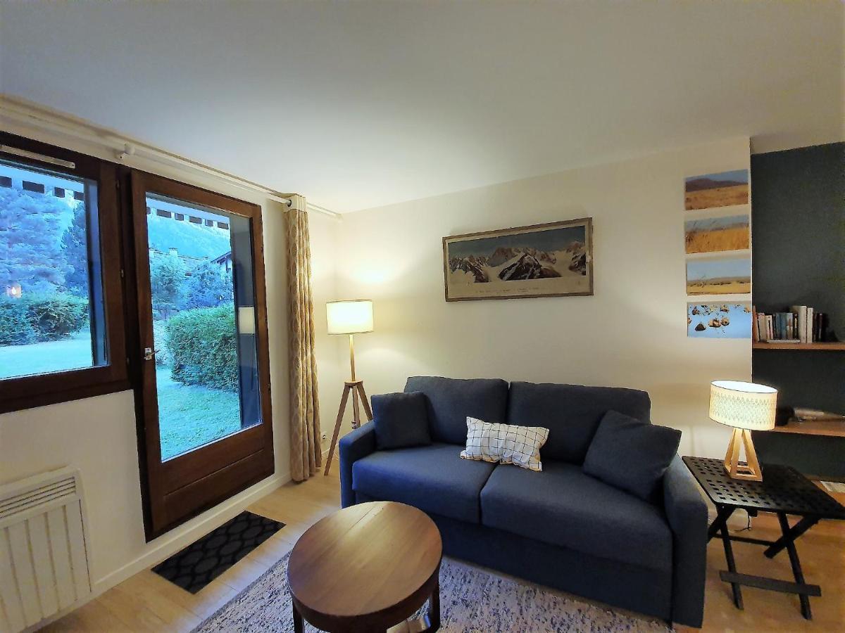 Chamonix Appartement Vue Mont Blanc Avec Jardin Exterior photo